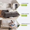 Hnndlra 1 Inch Heavy Duty Furniture Risers, Round Bed Risers,