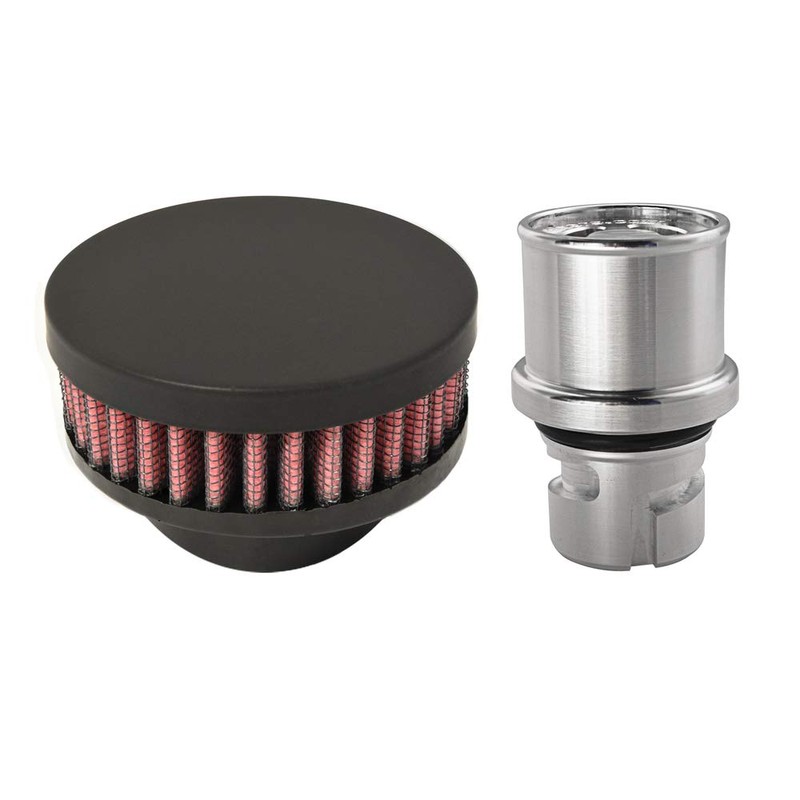 CFM Performance Baffled Billet Valve Cover Breather Kit for 2018