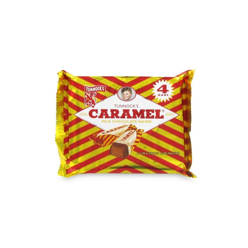 Pack of 3 Tunnocks Caramel Wafers (12 Bars Package)