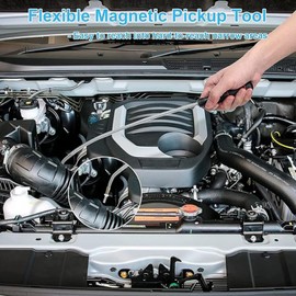 Magnetic Pickup Tool, Magnets Stick Portable Telescopic Magnet Magnet Hand Tool Bendable Magnets Retrieval Tool Flexible Magnetic Pickup Tools for Picking Up Small Parts and Metal Objects