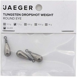 Tungsten Tear Drop Shot Weight Natural (7.2)