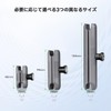 FANAUE Anti-Theft Aluminum Motorcycle Mount Parts Intermediate Mount Double Socket