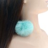 arete de pompón para mujer, bonitos y coloridos aretes de