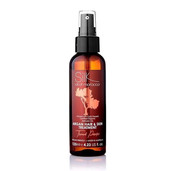 Silk Oil of Morocco-Argan Hair & Skin Treatment Serum Tropical Paradise 125ml