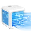 Portable Small Evaporative Air Cooler, Mini Portable AC with 300ml