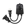 Power Strip, Timer Outlet, Timer with Light Sensor, Waterproof, Rainproof,
