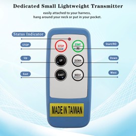 SAGA-L6 Mini Wireless Crane Remote Control for Winch Lifting Electric Hoist Crane Dump Trailer Truck Tail Gate Transmitter 12V 24V Receiver
