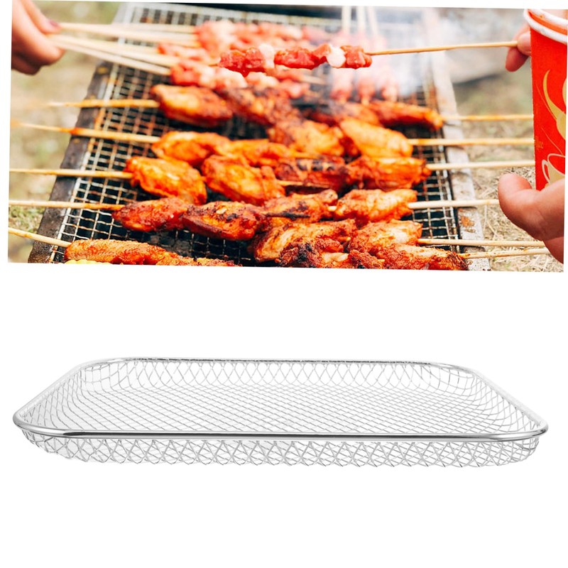 ABOOFAN Stainless Steel Barbecue Net Multifunctional BBQ Grill Mesh for
