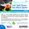 Mister Landscaper MLM-04 Half Circle Fan Micro S[Ray (5 Quantity)