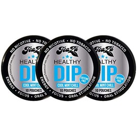 TeaZa Herbal Pouch Cool Mint 3 Cans with DC Crafts Nation Skin Can Cover - Cowboy