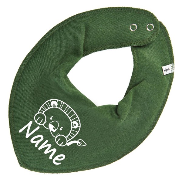 Lion Scarf with Name or Text Personalised for Baby or