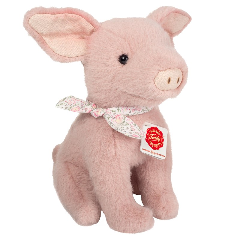Teddy Hermann Audrey 93023 Pig Cuddly Toy 23 cm with