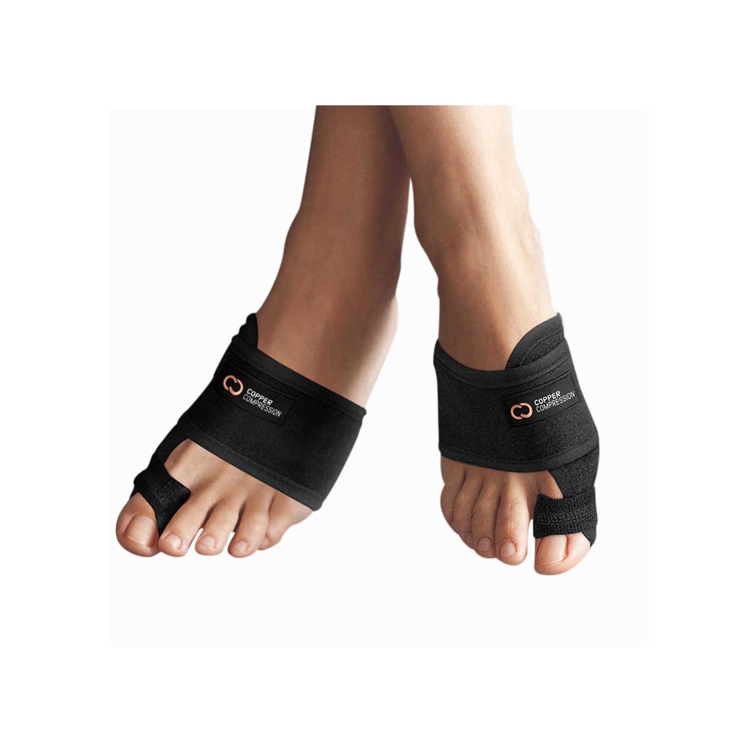 Copper Compression Bunion Corrector Toe Splints. Bunion Relief Brace and Toe Straightener