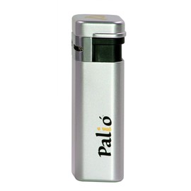 Palio Triple Torch Lighter, Oversized Fuel Tank, Flip-Top Lid, Durable Body, Easy Push Ignition, Triple Jet Flame Power, Silver