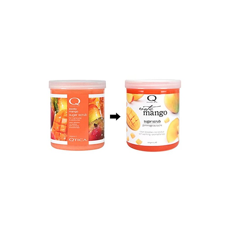 Qtica Smart Spa Sugar Scrub 44 oz, Exotic Mango by