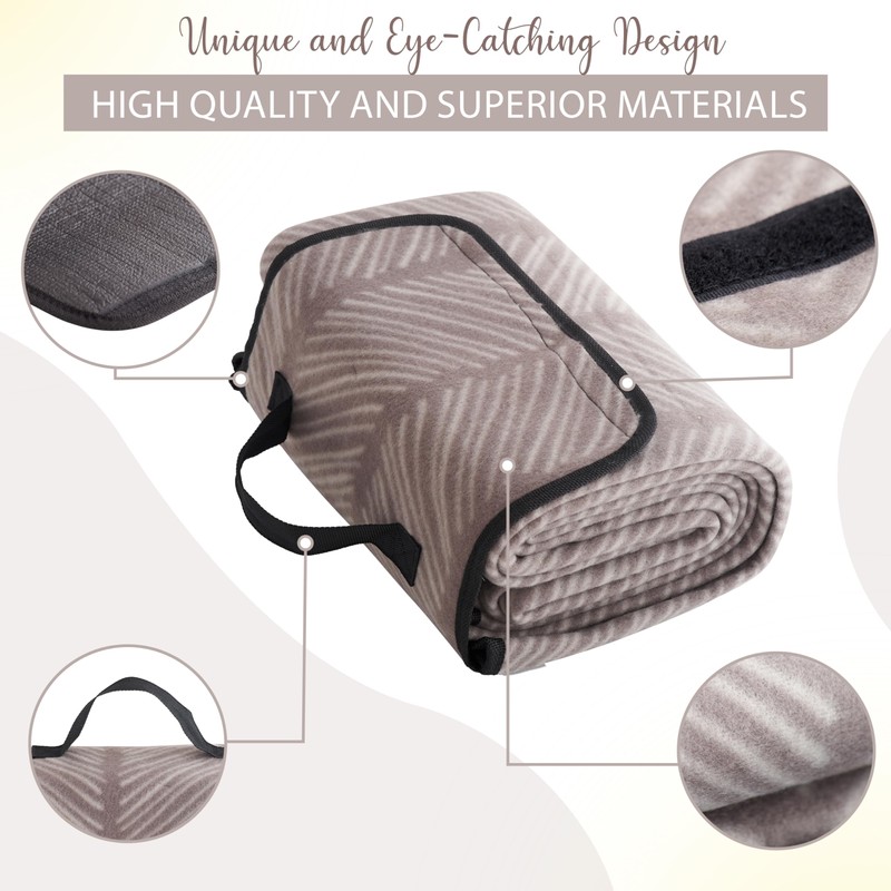 iN Waterproof Picnic Blanket - Picnic Blanket With Waterproof Backing