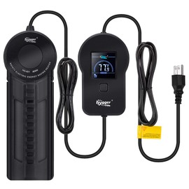 hygger 800W Aquarium Heater, Submersible Fish Tank Water Heater with External Color LED Digital Temperature Controller, Fast Heating for 120-180 Gallon