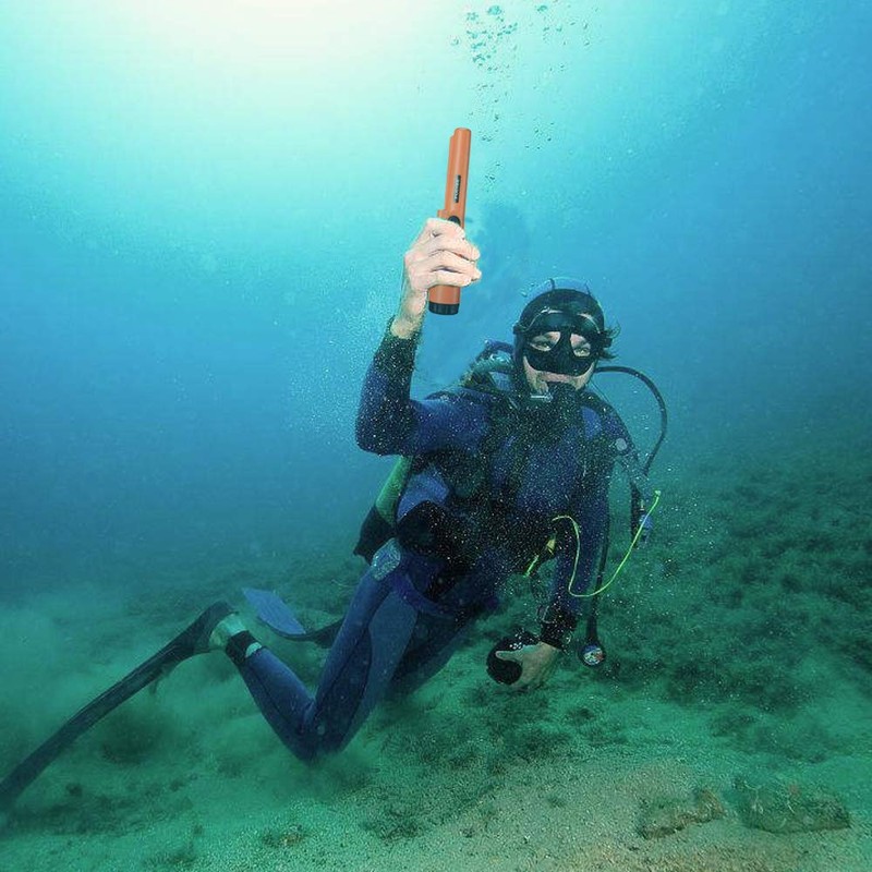 Pinpoint Metal Detector Pinpointer - Fully Waterproof with Orange Color