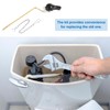 sourcing map 1Set Side Mount Universal Toilet Handle Replacement Kit