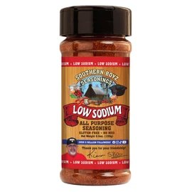 Southern Boyz Low Sodium All Purpose Cajun Creole Seasoning, 5.6 Ounce Shaker (No MSG Blend)