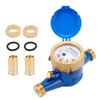 MEASUREMAN 3/4" Non-Pulsed Multi-Jet Cubic Meter Water Meter Brass Body