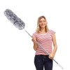 DELUX Microfiber Feather Duster Extendable Duster with 100 inches Extra