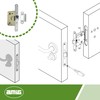 Amig - 2001 model united door handle for wooden doors