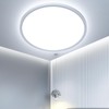 OTREN LED Flat Ceiling Light, 6500 K Round Bathroom Lamp,