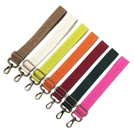 Adjustable Shoulder Strap for Bags, Unisex Replacement Bag Strap, Wide 3.8 cm, Plain Shoulder Strap, Length Adjustable 75-130 cm, Bag Straps for Changing, Bag Accessories, Bronze Buckle, Peacock Green
