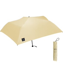 Ameto Hare Folding Umbrella, Parasol, Lightweight, Approx. 4.6 oz (130 g), For Both Rain and Shine, UV Reduction Rate Over 99.9%, UPF50+ AH-900, Folding Umbrella for Rain or Shine, 19.7 inches (50 cm