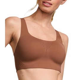 Victoria's Secret Women's VSX Featherweight Max Sports Bra, High Impact Wireless, Caramel, 38DDD