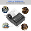 Luqeeg Portable Receipt Printer, Thermal Receipt Printer, 57mm Bluetooth Receipt