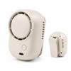 Portable Mini Bladeless Clip-On Fan, 3-Speed USB-C Rechargeable Wearable Shirt