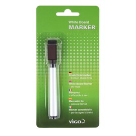 Black Felt Pen for Whiteboards with Holder (Magnetic)