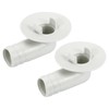 sourcing map Air Conditioner Drain Hose Connector 17mm Tube Elbow