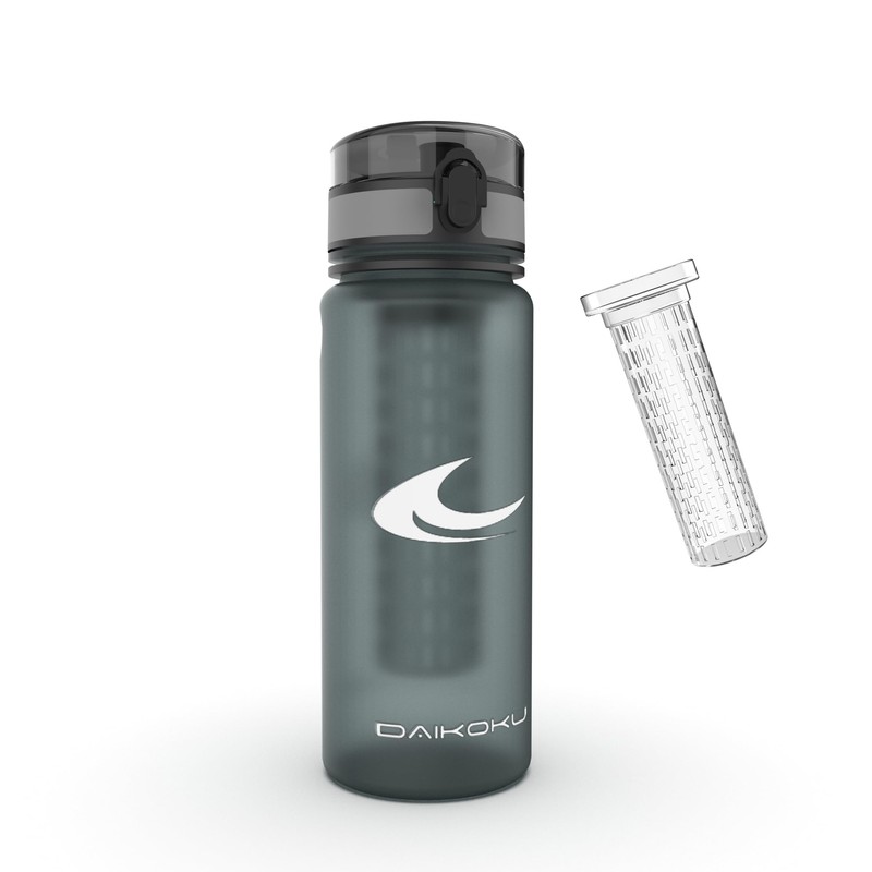 Daikoku Sports Water Bottle, Size 500 ml, BPA-Free, Colour: Grey
