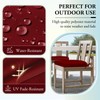 Wellsin Outdoor Chair Cushions for Patio Furniture - Patio Chair