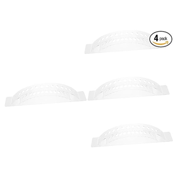 4pcs Acrylic Eyebrow Pen Holder Organizer Arched Design Slots for