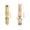 RecDec 2 Pack High Pressure Hose Nozzle Brass Adjustable Twist