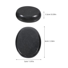 Ciieeo 3pcs Body Massage hot Rocks hot Stones on Back Round hot Stones Hot Stone Massage Kit Warm Stone Massage Full Body Suit spa Heater hot Massage Stones Stone Carving Natural hot