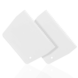 DLUGOPIS adhesive spreader notched Glue Spreader adhesive barrier spreader plastic trowel notched 3/16 Inch Inch Tooth, Hardwood Flooring Spreader spread epoxy (2)