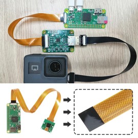 EMSea Pack of 10 Camera Flex Cable Flat Ribbon Cable 15-Pin to 22-Pin FFC Flexible Ribbon Cable Compatible with Raspberry Pi Zero/Zero W 15 cm (6 Inch)