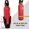 Gadjit Cup Keeper Adapter expands 2.5-3” Holds Most 18,20,21,24oz Hydro