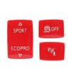 3 Pcs Gear Button Kit 6131 9252 912‑1 ESP Antislip