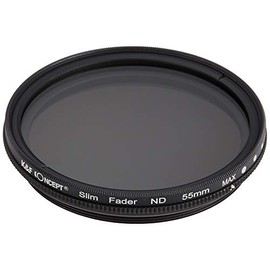 K&F Concept Variable ND Filter, Variable ND Dimming Range, ND2-ND400, Thin Frame Design (Genuine Domestic Product) (2.2 inches (55 mm), Variable ND