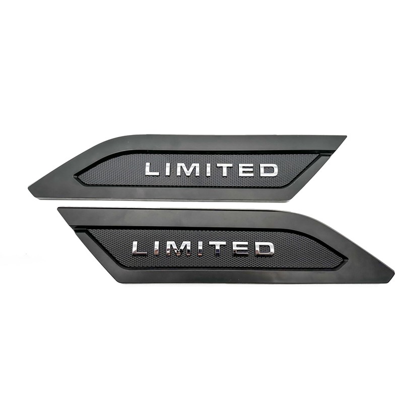 Silver with Matte Black Outline Body Side Molding Trim Compatible
