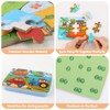 EDATOFLY 6 Sheets Puzzles for 3 Year Olds, Wooden Jigsaw