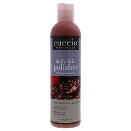 Cuccio Naturale Daily Skin Body Polisher - Soothes And Softens Your Skin - Gentle Exfoliation Process - Lifts Dead Cells From The Skin’s Surface - Radiant Skin - Pomegranate And Fig - 8 Oz