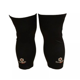 Dynamic Athletica Compression Knee Sleeves, Great for any Sport - Black New L