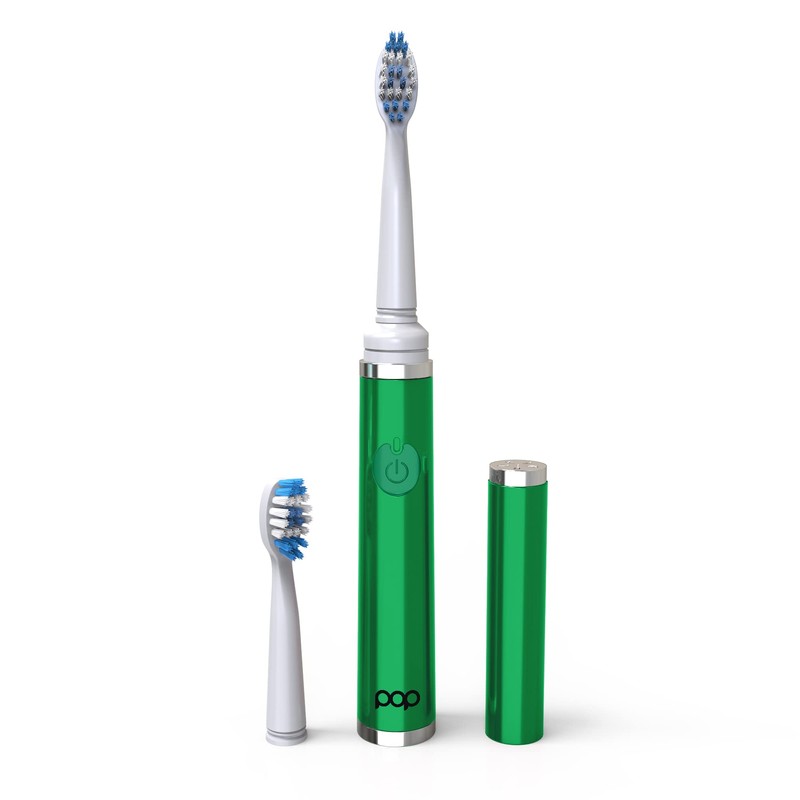 Pop Sonic Ultimate Pro Rechargeable Toothbrush (Green) - 40,000 Strokes/Min